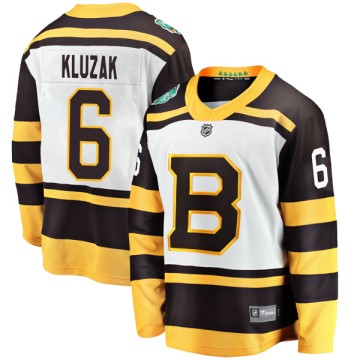 Breakaway Fanatics Branded Men's Gord Kluzak Boston Bruins 2019 Winter Classic Jersey - White