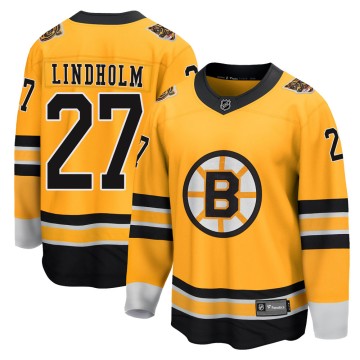 Breakaway Fanatics Branded Men's Hampus Lindholm Boston Bruins 2020/21 Special Edition Jersey - Gold