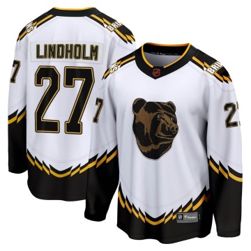 Breakaway Fanatics Branded Men's Hampus Lindholm Boston Bruins Special Edition 2.0 Jersey - White