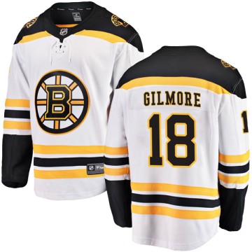 Breakaway Fanatics Branded Men's Happy Gilmore Boston Bruins Away Jersey - White