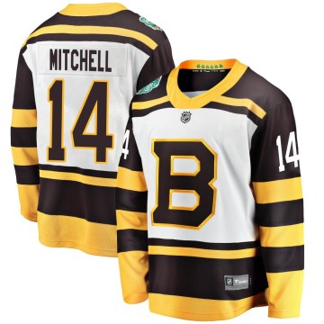 Breakaway Fanatics Branded Men's Ian Mitchell Boston Bruins 2019 Winter Classic Jersey - White