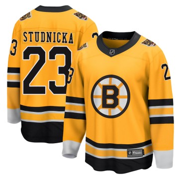 Breakaway Fanatics Branded Men's Jack Studnicka Boston Bruins 2020/21 Special Edition Jersey - Gold