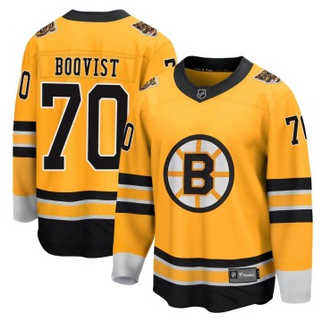 Breakaway Fanatics Branded Men's Jesper Boqvist Boston Bruins 2020/21 Special Edition Jersey - Gold