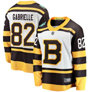 Breakaway Fanatics Branded Men's Jesse Gabrielle Boston Bruins 2019 Winter Classic Jersey - White