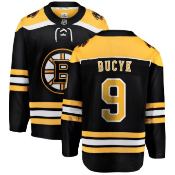 Breakaway Fanatics Branded Men's Johnny Bucyk Boston Bruins Home Jersey - Black