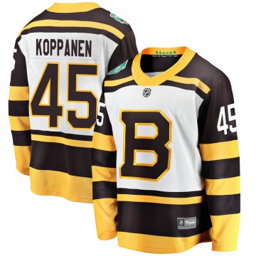 Breakaway Fanatics Branded Men's Joona Koppanen Boston Bruins 2019 Winter Classic Jersey - White
