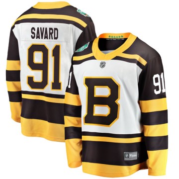 Breakaway Fanatics Branded Men's Marc Savard Boston Bruins 2019 Winter Classic Jersey - White