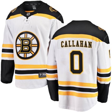 Breakaway Fanatics Branded Men's Michael Callahan Boston Bruins Away Jersey - White
