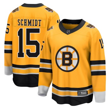 Breakaway Fanatics Branded Men's Milt Schmidt Boston Bruins 2020/21 Special Edition Jersey - Gold