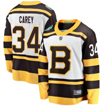 Breakaway Fanatics Branded Men's Paul Carey Boston Bruins 2019 Winter Classic Jersey - White