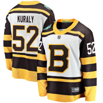 Breakaway Fanatics Branded Men's Sean Kuraly Boston Bruins 2019 Winter Classic Jersey - White