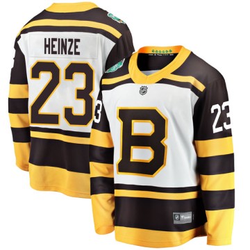 Breakaway Fanatics Branded Men's Steve Heinze Boston Bruins 2019 Winter Classic Jersey - White