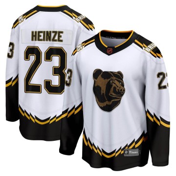 Breakaway Fanatics Branded Men's Steve Heinze Boston Bruins Special Edition 2.0 Jersey - White