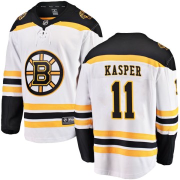 Breakaway Fanatics Branded Men's Steve Kasper Boston Bruins Away Jersey - White