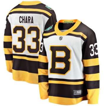 Breakaway Fanatics Branded Men's Zdeno Chara Boston Bruins 2019 Winter Classic Jersey - White