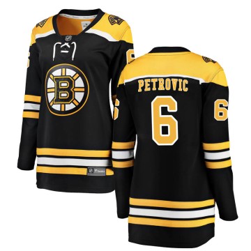 Breakaway Fanatics Branded Women's Alex Petrovic Boston Bruins Home Jersey - Black