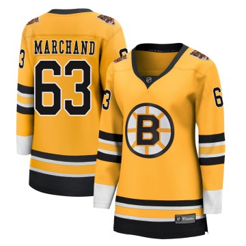 Breakaway Fanatics Branded Women's Brad Marchand Boston Bruins 2020/21 Special Edition Jersey - Gold
