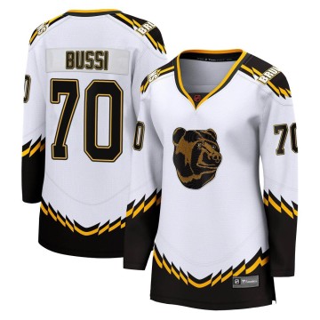 Breakaway Fanatics Branded Women's Brandon Bussi Boston Bruins Special Edition 2.0 Jersey - White