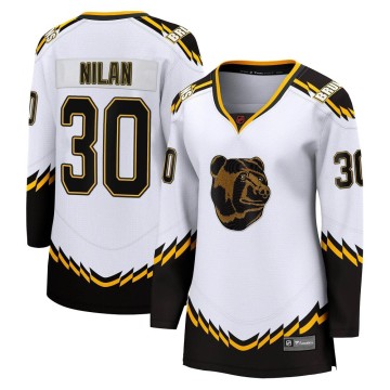 Breakaway Fanatics Branded Women's Chris Nilan Boston Bruins Special Edition 2.0 Jersey - White