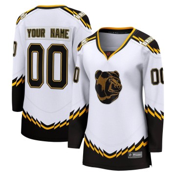 Breakaway Fanatics Branded Women's Custom Boston Bruins Custom Special Edition 2.0 Jersey - White