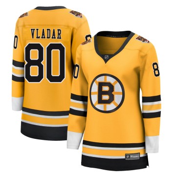 Breakaway Fanatics Branded Women's Daniel Vladar Boston Bruins 2020/21 Special Edition Jersey - Gold