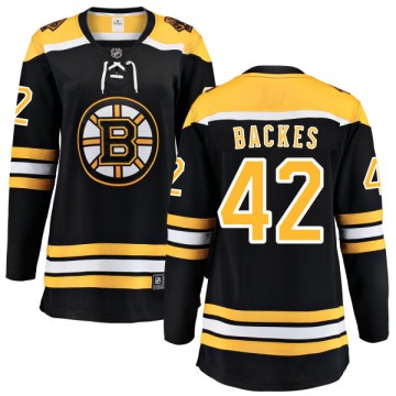 Breakaway Fanatics Branded Women's David Backes Boston Bruins Home Jersey - Black