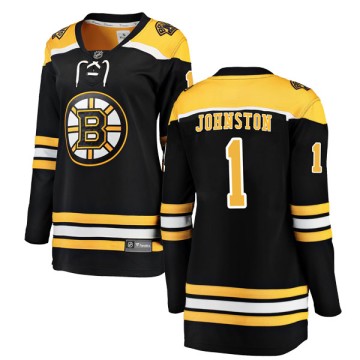 Breakaway Fanatics Branded Women's Eddie Johnston Boston Bruins Home Jersey - Black