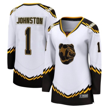 Breakaway Fanatics Branded Women's Eddie Johnston Boston Bruins Special Edition 2.0 Jersey - White