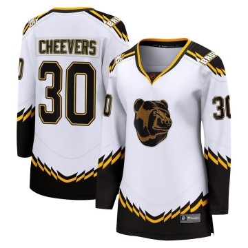 Breakaway Fanatics Branded Women's Gerry Cheevers Boston Bruins Special Edition 2.0 Jersey - White