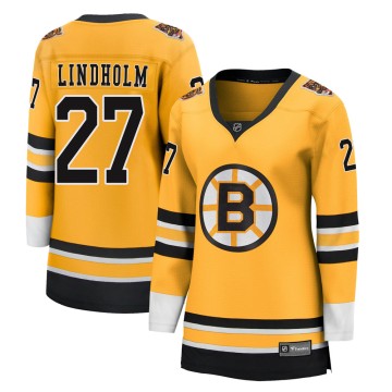 Breakaway Fanatics Branded Women's Hampus Lindholm Boston Bruins 2020/21 Special Edition Jersey - Gold