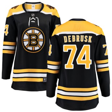 Breakaway Fanatics Branded Women's Jake DeBrusk Boston Bruins Home Jersey - Black