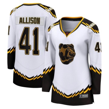 Breakaway Fanatics Branded Women's Jason Allison Boston Bruins Special Edition 2.0 Jersey - White