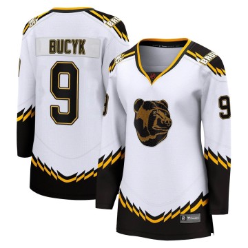 Breakaway Fanatics Branded Women's Johnny Bucyk Boston Bruins Special Edition 2.0 Jersey - White