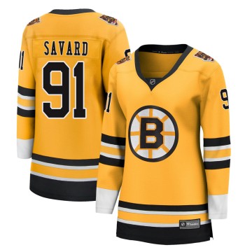 Breakaway Fanatics Branded Women's Marc Savard Boston Bruins 2020/21 Special Edition Jersey - Gold