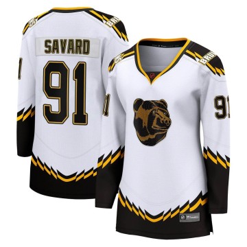 Breakaway Fanatics Branded Women's Marc Savard Boston Bruins Special Edition 2.0 Jersey - White
