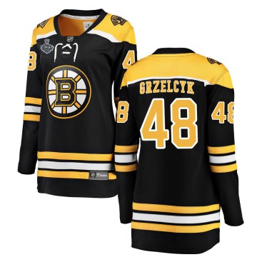 Breakaway Fanatics Branded Women's Matt Grzelcyk Boston Bruins Home 2019 Stanley Cup Final Bound Jersey - Black