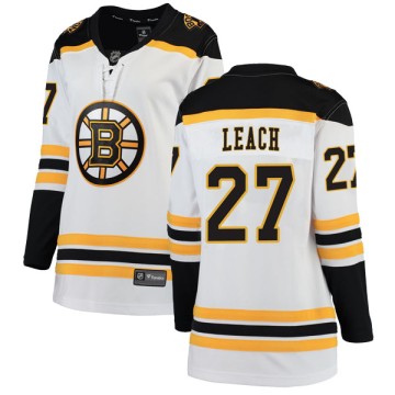 Breakaway Fanatics Branded Women's Reggie Leach Boston Bruins Away Jersey - White