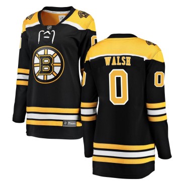 Breakaway Fanatics Branded Women's Reilly Walsh Boston Bruins Home Jersey - Black