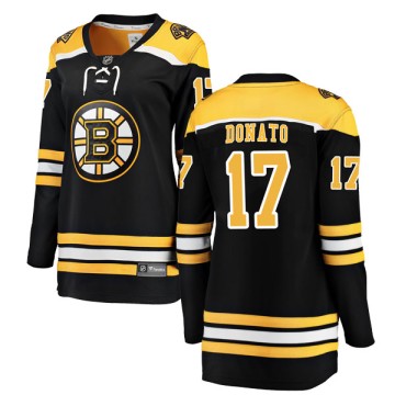 Breakaway Fanatics Branded Women's Ryan Donato Boston Bruins Home Jersey - Black