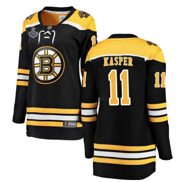 Breakaway Fanatics Branded Women's Steve Kasper Boston Bruins Home 2019 Stanley Cup Final Bound Jersey - Black