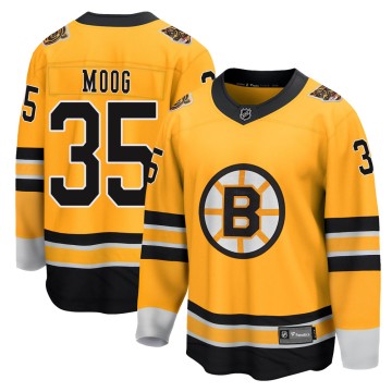 Breakaway Fanatics Branded Youth Andy Moog Boston Bruins 2020/21 Special Edition Jersey - Gold