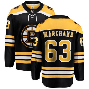 Breakaway Fanatics Branded Youth Brad Marchand Boston Bruins Home Jersey - Black