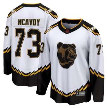 Breakaway Fanatics Branded Youth Charlie McAvoy Boston Bruins Special Edition 2.0 Jersey - White