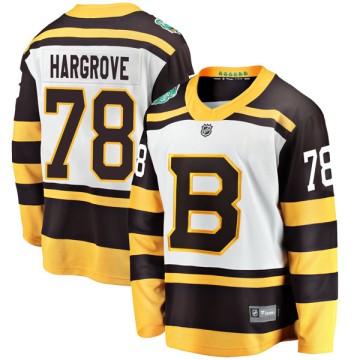 Breakaway Fanatics Branded Youth Colton Hargrove Boston Bruins 2019 Winter Classic Jersey - White