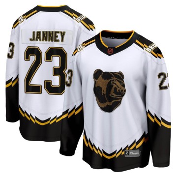 Breakaway Fanatics Branded Youth Craig Janney Boston Bruins Special Edition 2.0 Jersey - White