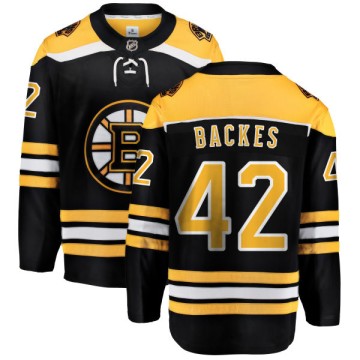 Breakaway Fanatics Branded Youth David Backes Boston Bruins Home Jersey - Black