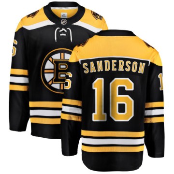 Breakaway Fanatics Branded Youth Derek Sanderson Boston Bruins Home Jersey - Black