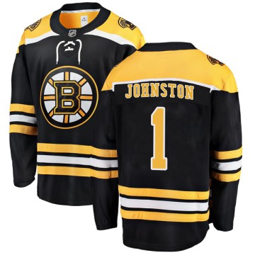 Breakaway Fanatics Branded Youth Eddie Johnston Boston Bruins Home Jersey - Black