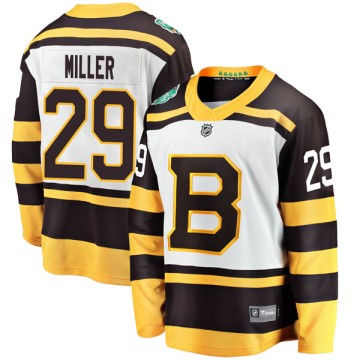Breakaway Fanatics Branded Youth Jay Miller Boston Bruins 2019 Winter Classic Jersey - White