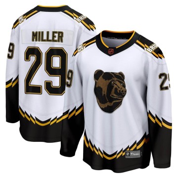Breakaway Fanatics Branded Youth Jay Miller Boston Bruins Special Edition 2.0 Jersey - White